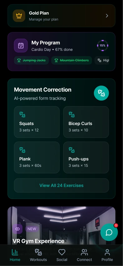 Yalla Gain app — Programs & movement correction